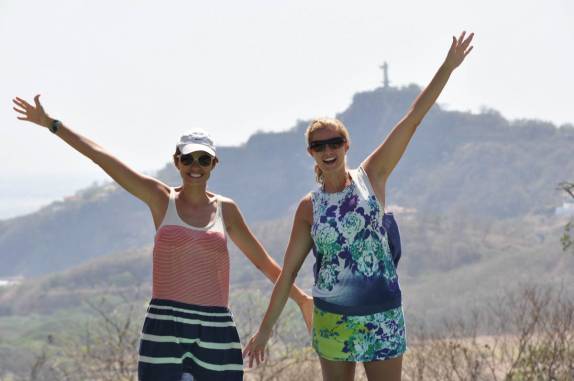 Depois de mais de 1000dias, reencontro com a amiga viajante em San Juan del Sur, na Nicarágua